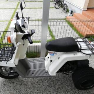 ホンダ ジャイロX TD01 3輪 原付 ホワイト 自賠責付き ミニカー 青