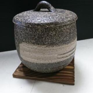 伊賀焼　陶器製　おひつ　敷板付　千陶千賀陶器　未使用