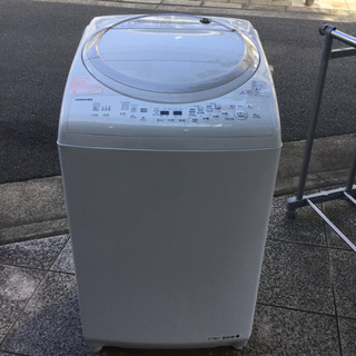 #2882 東芝 タテ型洗濯乾燥機 グランホワイト AW-8V5...