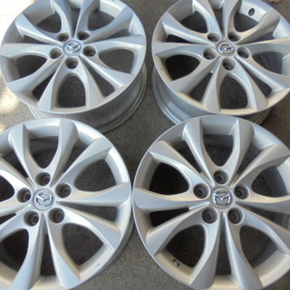4本set マツダ アクセラ純正アルミ 17×7J 114.3/5H +46　美品