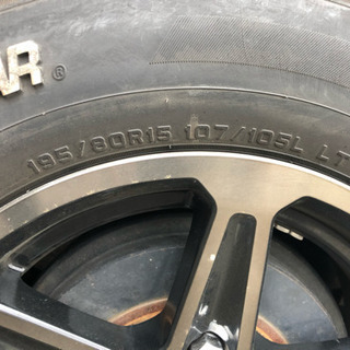 15インチ pro potorX ブラック×ゴールド タイヤ付き 4本セット