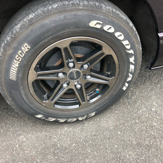 15インチ pro potorX ブラック×ゴールド タイヤ付き 4本セット