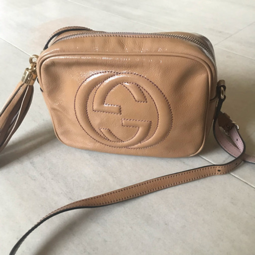 良品◎グッチ◎ソーホーディスコバッグ◎パテント◎ショルダーバッグ