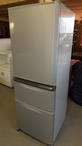 三菱　3ドア冷蔵庫　335L　2010年
