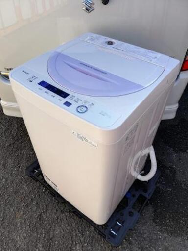 ◼️商談中◼️美品◼️2017年製◼️シャープ 全自動洗濯機(5.5kg) ES-GE5A-V