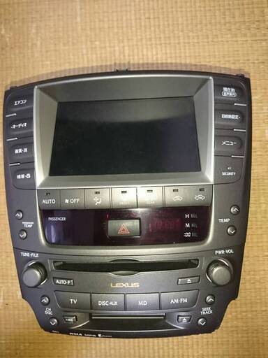 LEXUS GSE20 IS250 純正　ナビ LEXUS GSE20 IS250 純正 ナビ is250マルチナビ レクサス IS250 GSE20