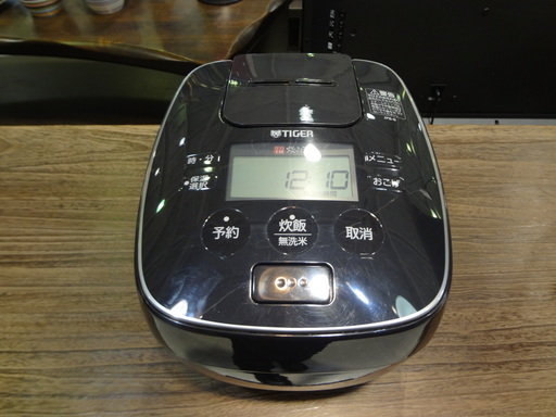 モノ市場 東海店　TIGER　タイガー　炊飯器　JPB-B100　5.5合炊き　厚釜　ブラック　＃130