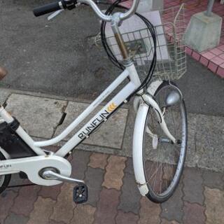 新入荷】電動自転車 RUNFAN ランファン 26インチ シマノ6段変速 LED