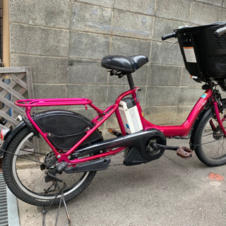 電動自転車ヤマハPAS Kiss mini 8.1Ah 前子供乗せ 20インチ ローズ