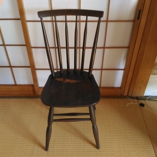 木製の椅子