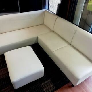 愛品館八千代店】ホワイト ソファベッド