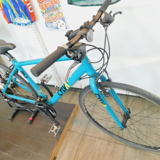 エコプラス小倉南店】ブリヂストン クロスバイク CYLVA アクアマリン色