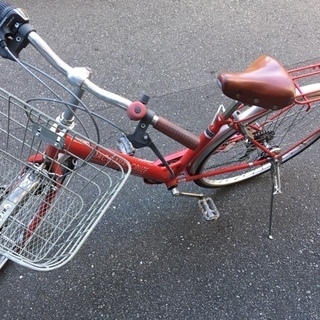 27インチ、ブラック、内装3段変速、オートライト付き中古自転車を大阪