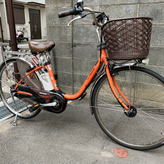 電動自転車Panasonic viviDX 26インチ 3.1Ah オレンジ色