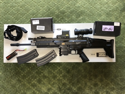 【取引完全終了しましたら受付終了にします】SCAR-L　東京マルイ　光学サイト　ブースター　中古品　箱付き