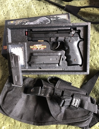 【オークションサイト出品の為早期終了の可能性あり】ベレッタM92F　タクティカルマスター　東京マルイ　中古品　箱付き