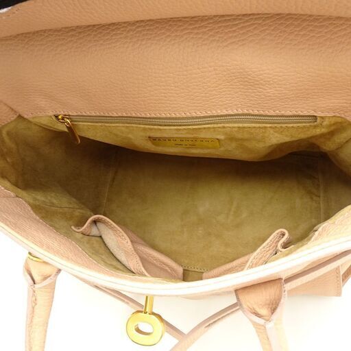 マウロ ゴヴェルナ MAURO GOVERNA 2WAY ハンドバッグ レザー ピンク