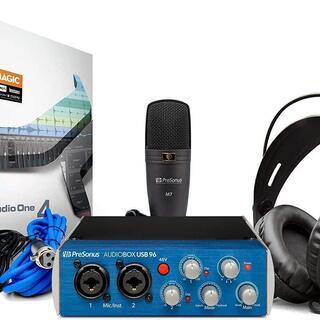 DTMパッケージ Presonus AudioBox 96 Studio 新品 I/O、ヘッドホン 