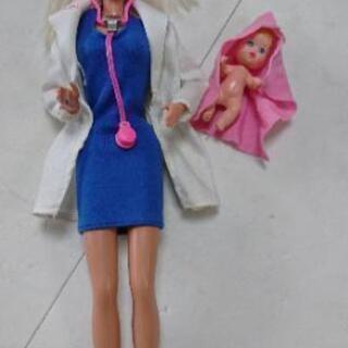 希少　Barbie バービー Dr.Barbie 小児科医 赤ちゃん　