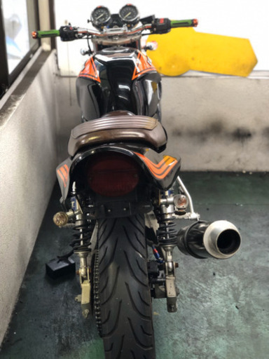 カワサキ kawasaki バリオスII タンク レストア 白タンク バリウス