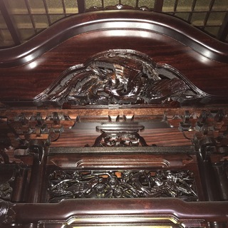 新品　日本製 本紫檀仏壇 円窓 22号 国産品　展示　滋賀県内のみの販売となります。