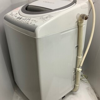 TOSHIBA(東芝)☆電気洗濯乾燥機☆8kg☆AW-80VM(W)☆ホワイト☆