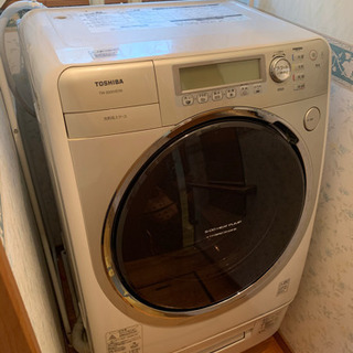 生活家電 【TOSHIBA】冷暖房付き！ドラム式洗濯乾燥機 TW-3000VE