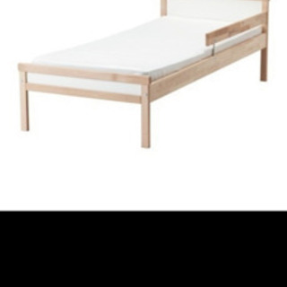 IKEA キッズ シングル ベッド マットなしガード替え付き 明日処分