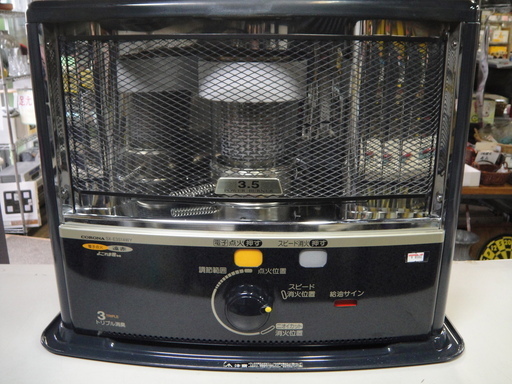 2014年製 コロナ 自然通気型開放式石油ストーブ SX-E3514WY ポータブル