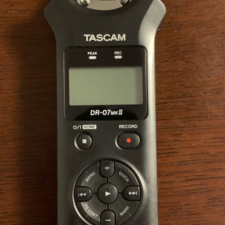 リニアPCMレコーダー TASCAM DR-07mkⅡ あげます