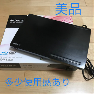 【美品】SONY ソニー BDP-S190 ブルーレイ/DVDプ...