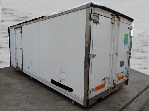 トラックコンテナ 箱 4ｔ 6000x2230x2300 冷凍冷蔵 倉庫 物置 ガレージ 愛媛より