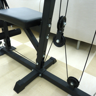 札幌市内近郊限定 BARWING/バーウィング ホームジム YT-HGM 筋トレ ベンチプレス 腹筋 背筋 ラットプル 80kg トレーニング器具 