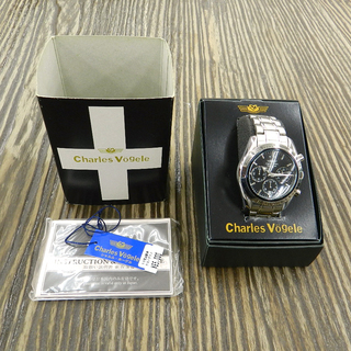 CharlesVogel/シャルルホーゲル クロノグラフ 腕時計...