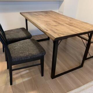 【引き取り出来る方は1万円お値引きします】 ダイニングテーブル　5点セット 引き取り出来る方は1万円お値引きします】 ダイニングテーブル 5点