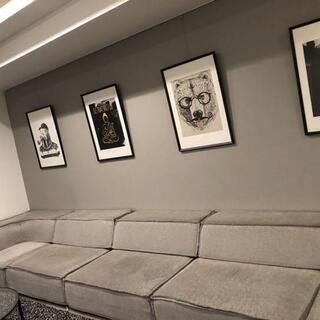 自由にアレンジ可能！6ピース・70万円で購入 特注家具プレミアムオーダーミネルバ グレー ベージュ ソファ