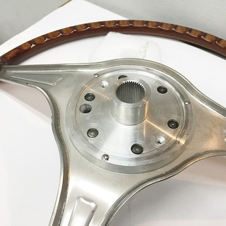ポルシェ356B 356C 1960~1965 ウッド ステアリング リプロ品 1961 1962 1963 1964 直径417mm スピードスター ハンドル - 売ります・あげます