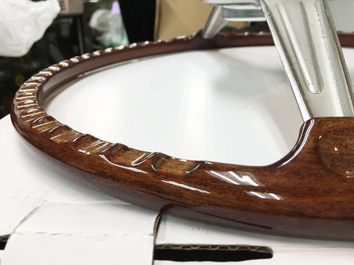 ポルシェ356B 356C 1960~1965 ウッド ステアリング リプロ品 1961 1962 1963 1964 直径417mm スピードスター ハンドル