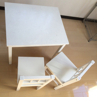 IKEA キッズテーブル&チェアー