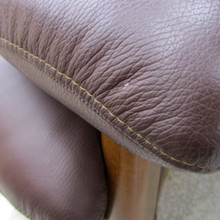 浜本工芸 ソファ 本革 3人掛け 高級長椅子 茶系 札幌市北区 浜本工芸