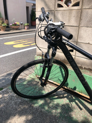 ルイガノ 自転車 引き取り限定】LOUIS GARNEAU ブラック クロスバイク