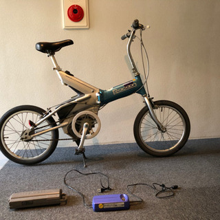 電動アシスト自転車　折り畳み　ホンダ　ラクーンコンポ 売ります