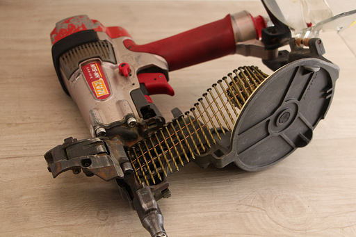 MAX 高圧コイルネイラ HN50N 釘打ち機 ケース付き （10UD3404YGG)