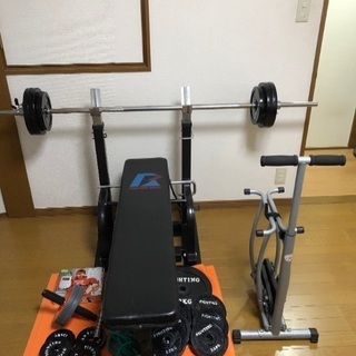 ベンチプレス、ダンベルセット(値下げしました)