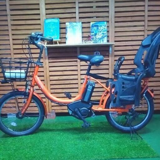 YAMAHA 電動アシスト自転車 3人乗り オレンジ | eatri.cl