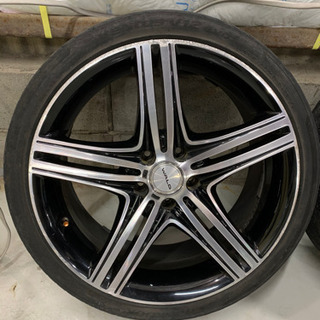 WALD 19インチ ホイールセット WALD 19インチ 114.3 8.5J 9.5J ＋40 クラウン アルファード