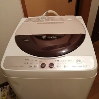 SHARP 2008年 洗濯機 無料 譲渡