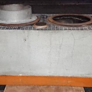 栄かまど2連式  レトロ品