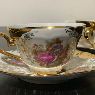 アンティーク Bavaria カップアンドソーサー 2脚