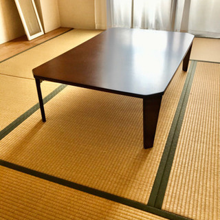 折り畳み可能ローテーブル&座布団セット